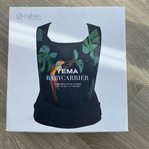 Cybex Yema Baby Carrier Platinum NIB Bird of Paradise